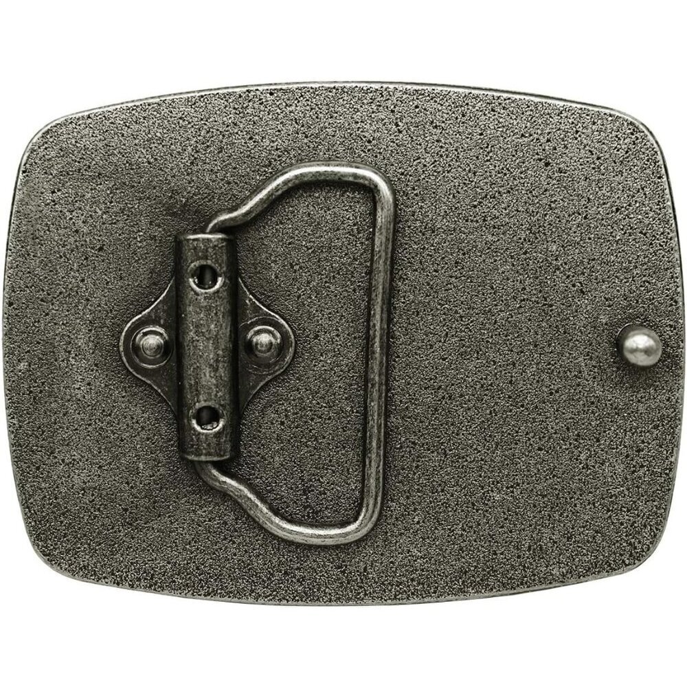 🆕Men's Silver Belt Buckles Of Ghost Skeleton Pirate Skull Design Cowboy Style - Picture 3 of 6